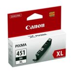 Canon CLI-451XL BK Black for PIXMA IP7240, iP8740, iX6840, MG5440, MG5540, MG5640, MG6340, MG6440, MG6640, MG7140, MG7540, MX924 ( 450 Pages)