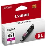 Canon CLI-451XL M Magenta for PIXMA IP7240, iP8740, iX6840, MG5440, MG5540, MG5640, MG6340, MG6440, MG6640, MG7140, MG7540, MX924 ( 660  Pages)