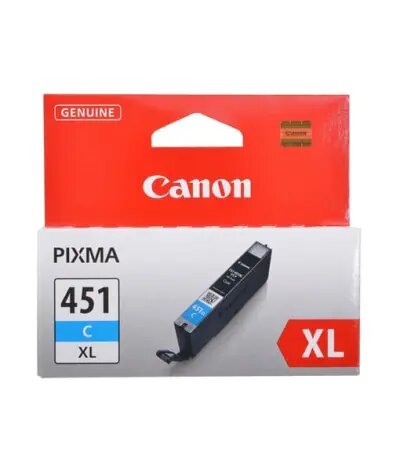 Canon CLI-451 XL Cyan for PIXMA IP7240, iP8740, iX6840, MG5440, MG5540, MG5640, MG6340, MG6440, MG6640, MG7140, MG7540, MX924