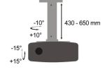 CEILING MOUNT FOR PROJECTOR SBOX PM-18M