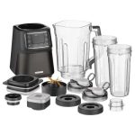 Sencor SBU 7878BK Automatic Vacuum Super Blender, Multicyclon Blending with Titan 8-blades, 7 Programs for Perfect Blending Results, Tritan (PCTG) Mat