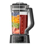 Sencor SBU 7878BK Automatic Vacuum Super Blender, Multicyclon Blending with Titan 8-blades, 7 Programs for Perfect Blending Results, Tritan (PCTG) Mat