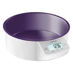 Sencor SKS 4004VT Kitchen Scale, Touch control sensors, Practical removable bowl (volume 1000 ml), Weight up to 5 kg (sensitivity 1 g), 2x 1.5 V AAA