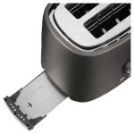 Sencor STS 6058BK Toaster, 2 slots for making two slices (length 135 mm), Premium metallic design, 9 toasting intensity levels, Power input: 1,000W, 2