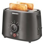 Sencor STS 6058BK Toaster, 2 slots for making two slices (length 135 mm), Premium metallic design, 9 toasting intensity levels, Power input: 1,000W, 2