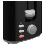 Sencor STS 2607BK Toaster, 2 slots for making two slices, Three functions in one, Electronic timer, 7 toasting intensity levels, Power input: 750 W, 2