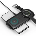 Choetech T570-S 2 In 1 Wireless 10W Charger, Phone + Watch
