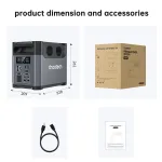 Choetech BS061 Dash Pro 1200W/1024Wh — შავი - Image 4
