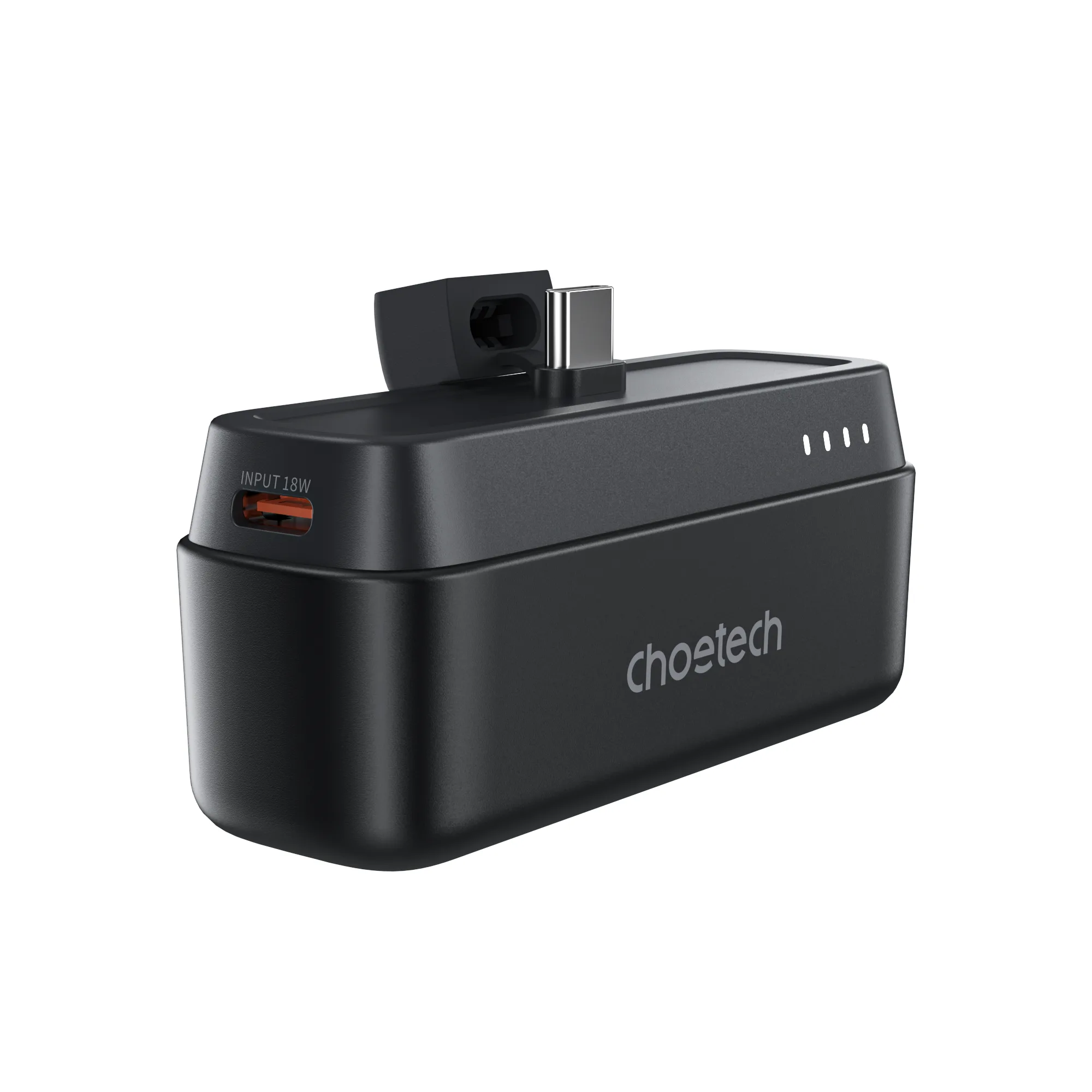 00-6.webp Choetech B740 PD20W 5 000 mAh Power Bank Black - Image 1