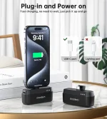 Choetech B740 PD20W 5 000 mAh Power Bank Black - Image 3