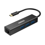 Choetech HUB-U02 4-In-1 USB-C to RJ45 Adapter - Image 2