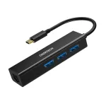 Choetech HUB-U02 4-In-1 USB-C to RJ45 Adapter - Image 3