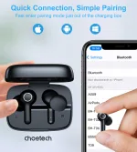 Choetech BH-T06 TWS bluetooth earphone 4mics - Image 3