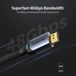 Choetech XHH01 8K HDMI to HDMI 2M 165Hz nylon Cable - Image 3