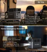 Choetech BS061 Dash Pro 1200W/1024Wh — შავი - Image 5