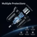 Choetech C0051-V5 36W QC 3.0 Dual USB-A Car Charger - Image 4