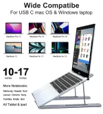 Choetech HUB-M48 7 in 1 HUB Laptop Stand - Image 4