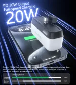 Choetech B740 PD20W 5 000 mAh Power Bank White - Image 5