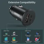 Choetech TC0006 Dual USB-A / USB-C PD3.0 30w Car Charger - Image 2
