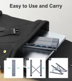 Choetech HUB-M48 7 in 1 HUB Laptop Stand - Image 6