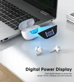Choetech BH-T60 ENC+ANC TWS earphone With 4 Mics White - Image 5