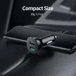 Choetech C0051-V5 36W QC 3.0 Dual USB-A Car Charger - Image 5