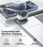 Choetech BH-T60 ENC+ANC TWS earphone With 4 Mics White - Image 6