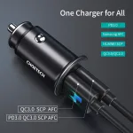 Choetech TC0006 Dual USB-A / USB-C PD3.0 30w Car Charger - Image 4