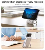 Choetech B743 10000mAh Magnetic Wireless PD20W Power Bank White - Image 5