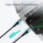 Choetech IP0039 1.2m type-c to lightening MFI nylon braid cable - Image 5