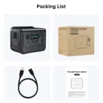 Choetech BS060 Dash 2 800W/512Wh — შავი - Image 6