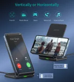 Choetech T524-F 15W Fast Wireless Charging Stand - Image 2