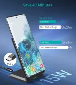 Choetech T524-F 15W Fast Wireless Charging Stand - Image 3