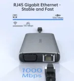Choetech HUB-M26 12-in-1 USB C Multiport Adapter with digital display - Image 4