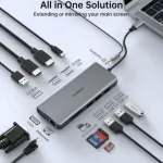Choetech HUB-M26 12-in-1 USB C Multiport Adapter with digital display