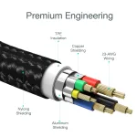 Choetech IP0039 1.2m type-c to lightening MFI nylon braid cable - Image 8