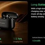 Choetech BH-T86 Aura True Wireless — შავი