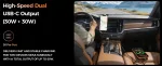CHOETECH TC0008 Dual USB-C PD 60W Car Charger - Image 4