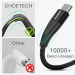 Choetech XCC‑1008‑BK USB‑C to USB‑C კაბელი - Image 6