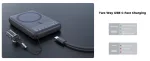 Choetech B862 MagLeap Wireless Charger Power Bank - Image 5
