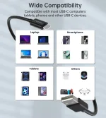 Choetech AC0002 1m usb-A to type-c PVC cable - Image 3