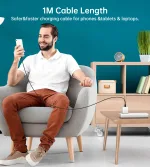 Choetech AC0002 1m usb-A to type-c PVC cable - Image 6