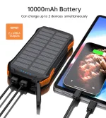 Choetech B659 10000mAh Solar Power Bank with Wireless Charge - Image 3