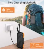Choetech B659 10000mAh Solar Power Bank with Wireless Charge - Image 5