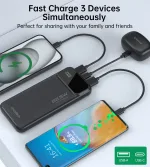 Choetech B728 PD22.5W Dual USB-A+Type-C Power bank 10000mAh - Image 7