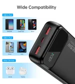Choetech B729 PD22.5W Dual USB-A+Type-C Power bank 20000mAh - Image 3