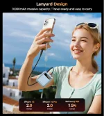 Choetech B860 PowerLeap 10000mAh — ვერცხლისფერი - Image 10