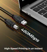 Choetech AB0060 USB-A to B პრინტერის კაბელის - Image 7
