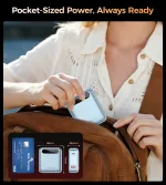 Choetech B860 PowerLeap 10000mAh — ვერცხლისფერი - Image 9
