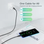 Choetech XCC‑1008‑BK USB‑C to USB‑C კაბელი - Image 10